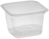 Pactiv RPET Clear Square Deli Container, 16 Ounce Capacity -- 480 per case