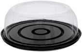 Pactiv RPET Rose Base with 3.5 inch Rose Dome Lid, 2 Ounce Capacity -- 100 per case