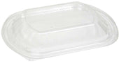 Pactiv Polypropylene Dry Anti-Fog Clear Medium MealMaster Dome Lid Only, 8.125 x 6.5 x 1 inch -- 252 per case