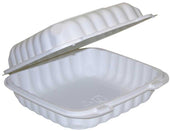 Pactiv EarthChoice SmartLock Polypropylene White Microwavable 1 Compartment Takeout Container, 32 Ounce Capacity -- 120 per case