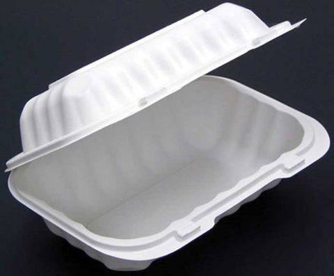Pactiv EarthChoice SmartLock Polypropylene White Microwavable 1 Compartment Hoagie Container, 32 Ounce Capacity -- 270 per case