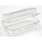 Pactiv Clear Polyethylene Terephthalate Smooth Hinged Loaf Container -- 220 per case