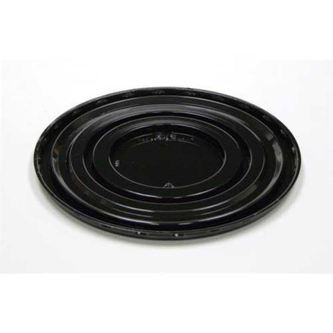 Pactiv Black Polyethylene Terephthalate Cake Base, 9.88 x 0.41 inch -- 300 per case