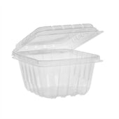 Pactiv Clear APET 1 Pint Clamshell Container, 5.38 x 4.38 x 2.81 inch -- 516 per case