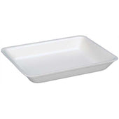 Pactiv White Foam Tray, 11.875 X 9.875 X 1.19 inch -- 250 per case
