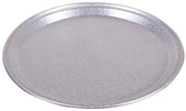 Pactiv Caterware Aluminum Silver Round Deluxe Embossed Flat Tray, 12 inch Dia -- 50 per case