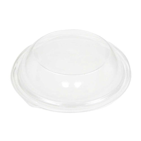 Pactiv Caterware Clear Oriented Polystyrene Round Dome Lid for Caterbowl, 13.25 x 13.25 x 2.37 inch -- 25 per case