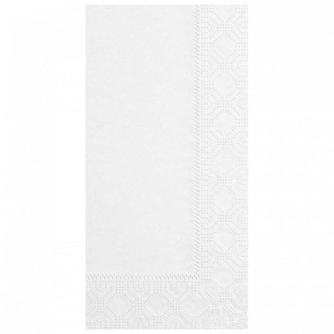 Hoffmaster White 3-Ply 1/8 Fold Tissue Paper Dinner Napkin, 17 x 17 inch -- 2000 per case