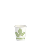 Solo Green White Polylactic Acid Round Cold Cup, 5 Ounce Capacity -- 3000 per case