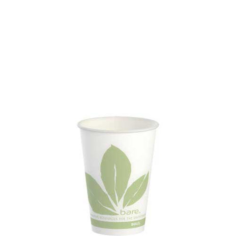 Dart Green White Polylactic Acid Round Cold Cup, 7 Ounce Capacity -- 2000 per case