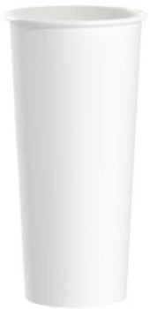 Solo Cup Single Sided Poly Paper White Hot Cup, 24 Ounce -- 500 per case