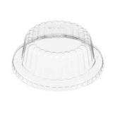 Solo Clear PET Flat Top Dome Lid for Container -- 1000 per case