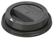 Solo Traveler Black Dome Lid Fits 8 Ounce Hot Cup -- 1000 per case