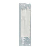 Solo Regal White Polypropylene Medium Weight Cutlery Kit -- 500 per case