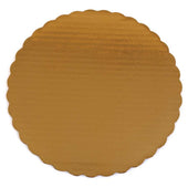 Southern Champion Tray Round Gold Laminated Corrugated Cake Circle, 6 inch -- 200 per case