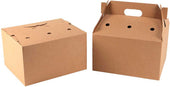SCT Kraft Corrugated Catering Barn Box, 12 15/16 x 10 11/16 x 7 5/8 inch -- 36 per case