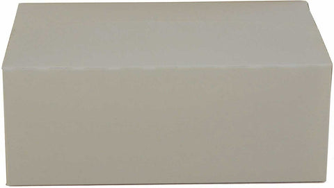 Southern Champion Tray White Paperboard Rectangular Fast Top Snack Carry Out Box, 7 x 4-1/2 x 2 3/4 inch -- 500 per case