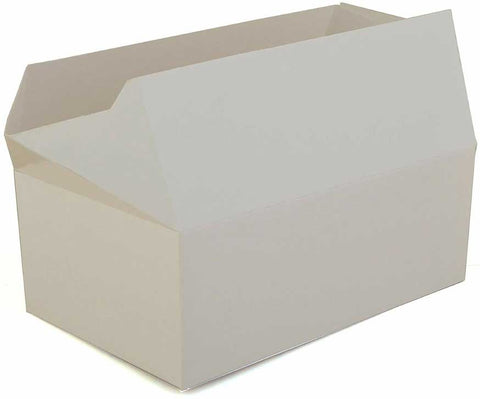 Southern Champion Tray White Paperboard Rectangular Fast Top Snack Carry Out Box, 7 x 4-1/2 x 2 3/4 inch -- 500 per case