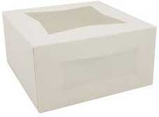Southern Champion Tray White/Brown Clay Coated Kraft Paperboard 2 Compartments Cupcake Insert, 7.88 x 3.88 x 0.88 inch -- 200 per case