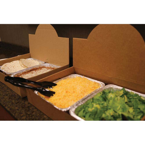 Southern Champion Tray Kraft Corrugated Cardboard Catering Tray, 21.5 x 14.625 x 4.25 inch -- 25 per case