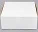 SCT Standard White Bakery Box, 10 x 10 x 4 inch -- 100 per case