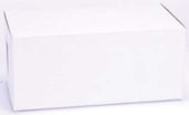 Southern Champion Tray White Paper Lock Corner Standard Bakery Box, 9 x 5 x 4 inch -- 200 per case
