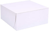 SCT Standard White Bakery Box, 9 x 9 x 4 inch -- 200 per case