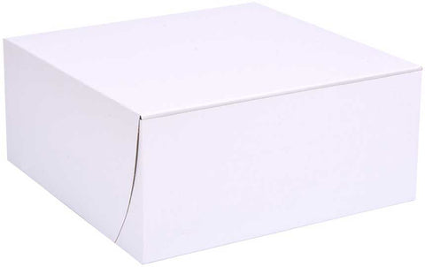SCT Standard White Bakery Box, 9 x 9 x 4 inch -- 200 per case