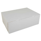 Southern Champion White/Brown Clay Coated Paperboard Donut Tray, 18 x 13 x 3.5 inch -- 50 per case