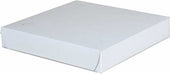 Southern Champion Tray Clay Coated White Kraft Paperboard Pizza Box, 9 x 9 x 1.5 inch -- 100 per case