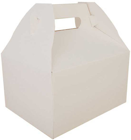 SCT White Carry Out Barn Box, 9 1/16 x 7 1/16 x 5.00 inch -- 125 per case