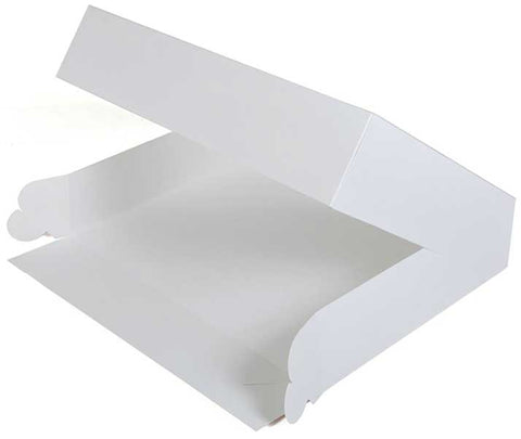 Southern Champion Tray White 1/2 Sheet Auto Bakery Window Box, 19 x 14 x 4 inch -- 50 per case