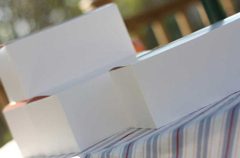 Southern Champion Tray White Paperboard Solid Bleached Sulfate Large Carry Out Barn Box, 8.78 x 5 x 6.75 inch -- 150 per case