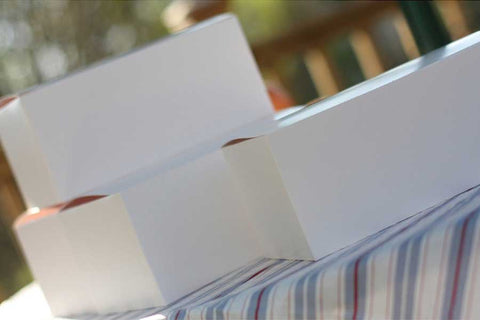 Southern Champion Tray White Paperboard Solid Bleached Sulfate Plain Fast Top Carry Out Box, 8.87 x 4.87 x 3.06 inch -- 400 per case