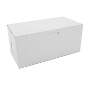 Southern Champion Tray White Paperboard Non-Window Bakery Box, 9 x 5 x 4 inch -- 250 per case