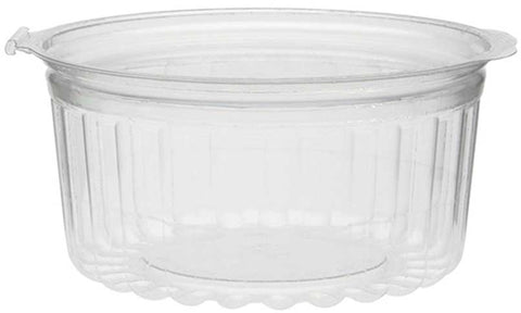 Pactiv RPET Clear Sho Bowl with 1.75 inch Flat Lid, 12 Ounce Capacity -- 250 per case