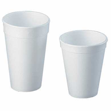 Wincup Universal Expanded Polystyrene Foam White Hot / Cold Drink Cup, 12 Ounce -- 1000 per case