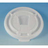 Wincup White Expanded Polystyrene Foam Drink Through Lid for 8 Ounce Cup -- 1000 per case