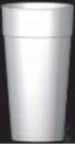 WinCup White Universal Hot/Cold Foam Cup, 24 Ounce -- 300 per case