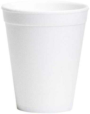 WinCup White Foam Cup, 10 Ounce -- 1000 per case