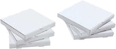 Westrock White/Kraft E Flute Corrugated Pizza Box, 8 inch -- 100 per case