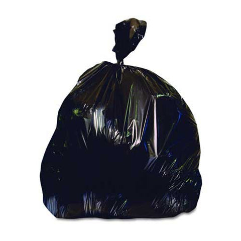 Berry Plastics Black Low Density Polyethylene Can Liner, 40 - 45 Gallon Capacity -- 100 per case