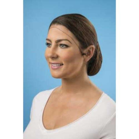 Cellucap Regular Dark Brown Nylon Hairnet, 22 inch Dia - 144 per box