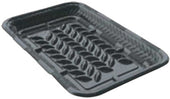 D and W Fine Pack Black Rotella Roll Up Sandwich Tray -- 500 per case