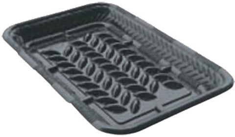 D and W Fine Pack Black Rotella Roll Up Sandwich Tray -- 500 per case