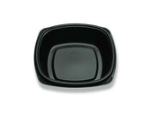 D and W Fine Pack Polystyrene Black Forum Deep Plate, 7 inch -- 432 per case