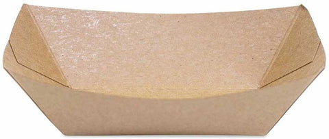 SQP Number 2 Clay Coated Board Companions Food Tray -- 1000 per case