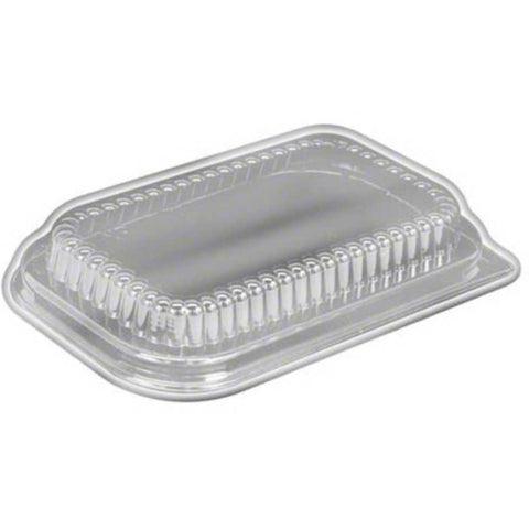 HFA Clear Aluminum Dome Lid for 1 Pound Loaf Pan, 6.125 x 3.75 inch -- 200 per case
