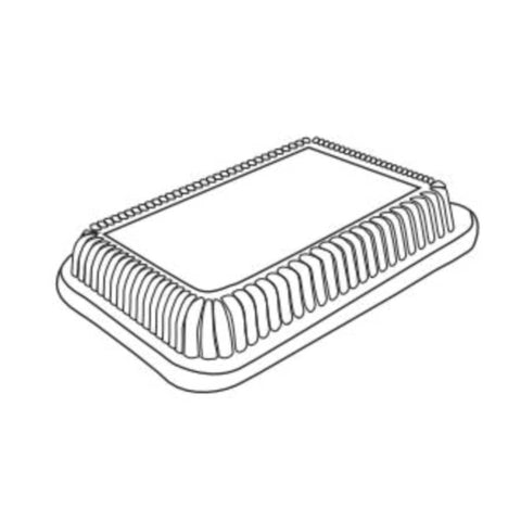 Handi-Foil Plastic Dome Lid Only, 8.87 x 4.75 inch -- 200 per case