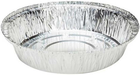 Handi Foil Aluminum Silver Round Container, 8.94 x 8.94 x 1.66 inch -- 500 per case